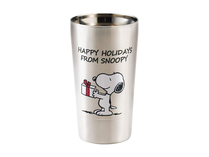 PEANUTS ピーナッツ 二重タンブラー 350ml(ハッピーホリデー)