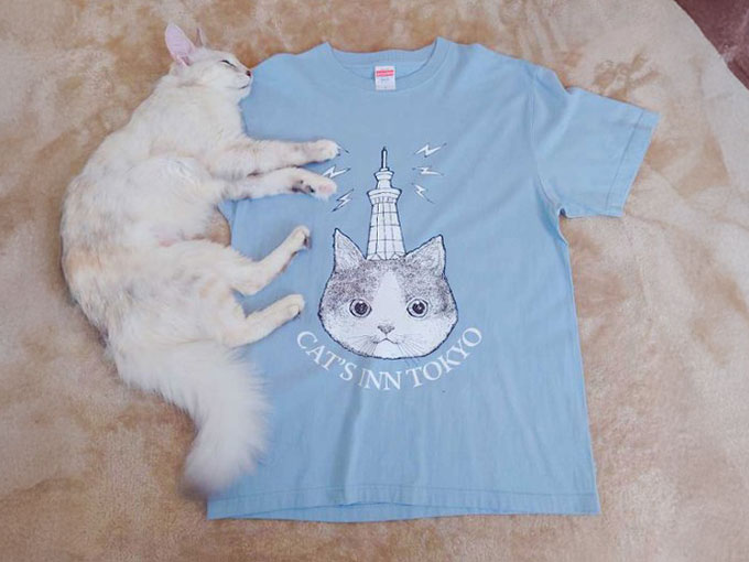 CAT'S INN TOKYOオリジナル ロゴ半袖Tシャツ