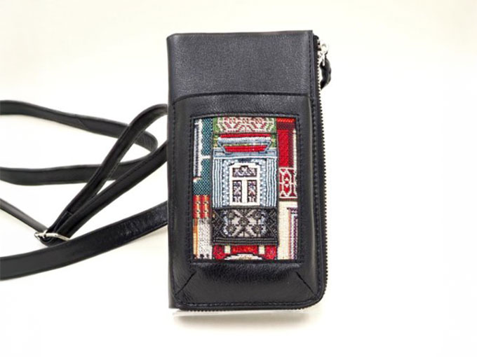 ビーズ刺繡スマホショルダー EB-501F