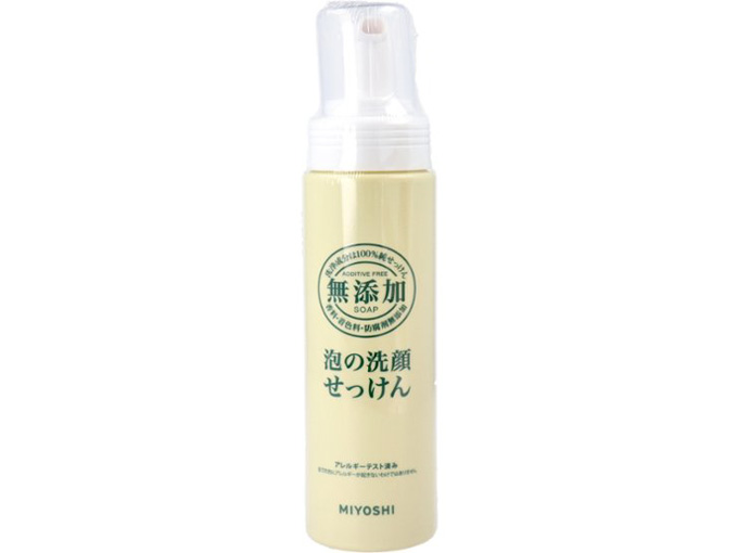無添加 泡の洗顔せっけん 200ml