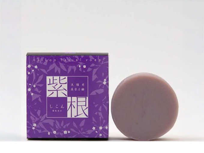 洗顔用 紫根石けん(泡立てネット付き)100g