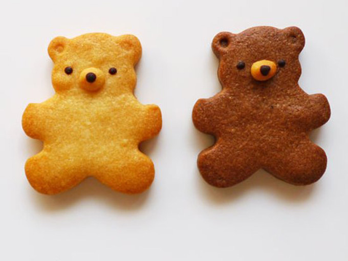 見た目がかわいいスイーツでおすすめのくまさんモチーフのクッキー