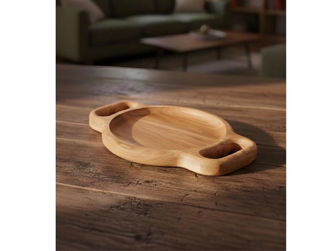 天然オーク材 ダブルハンドル・サービングボード