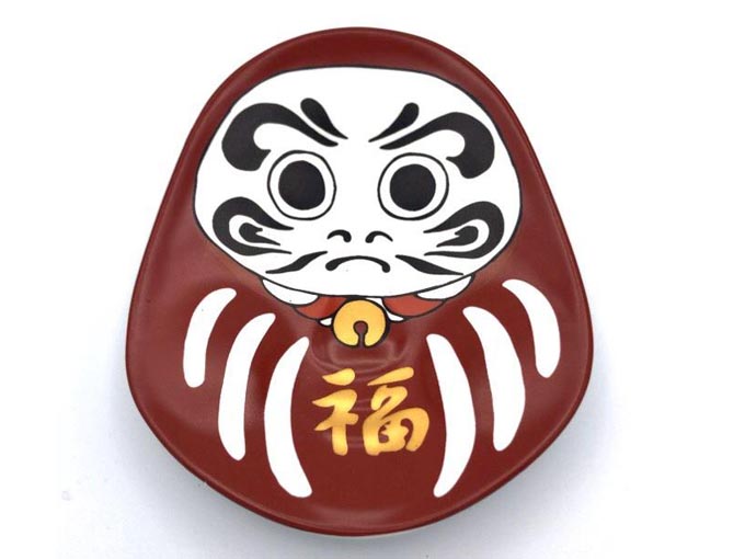 錦福だるま銘々皿　10.5㎝