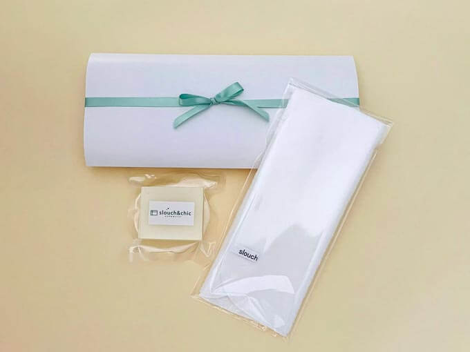 オーガニックコットン洗顔タオルとオリジナルリラックスソープ