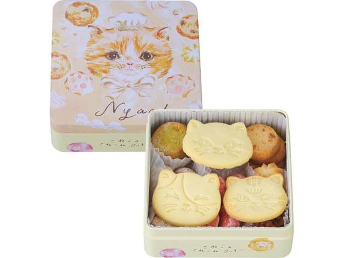 こねこのこねこねクッキー缶