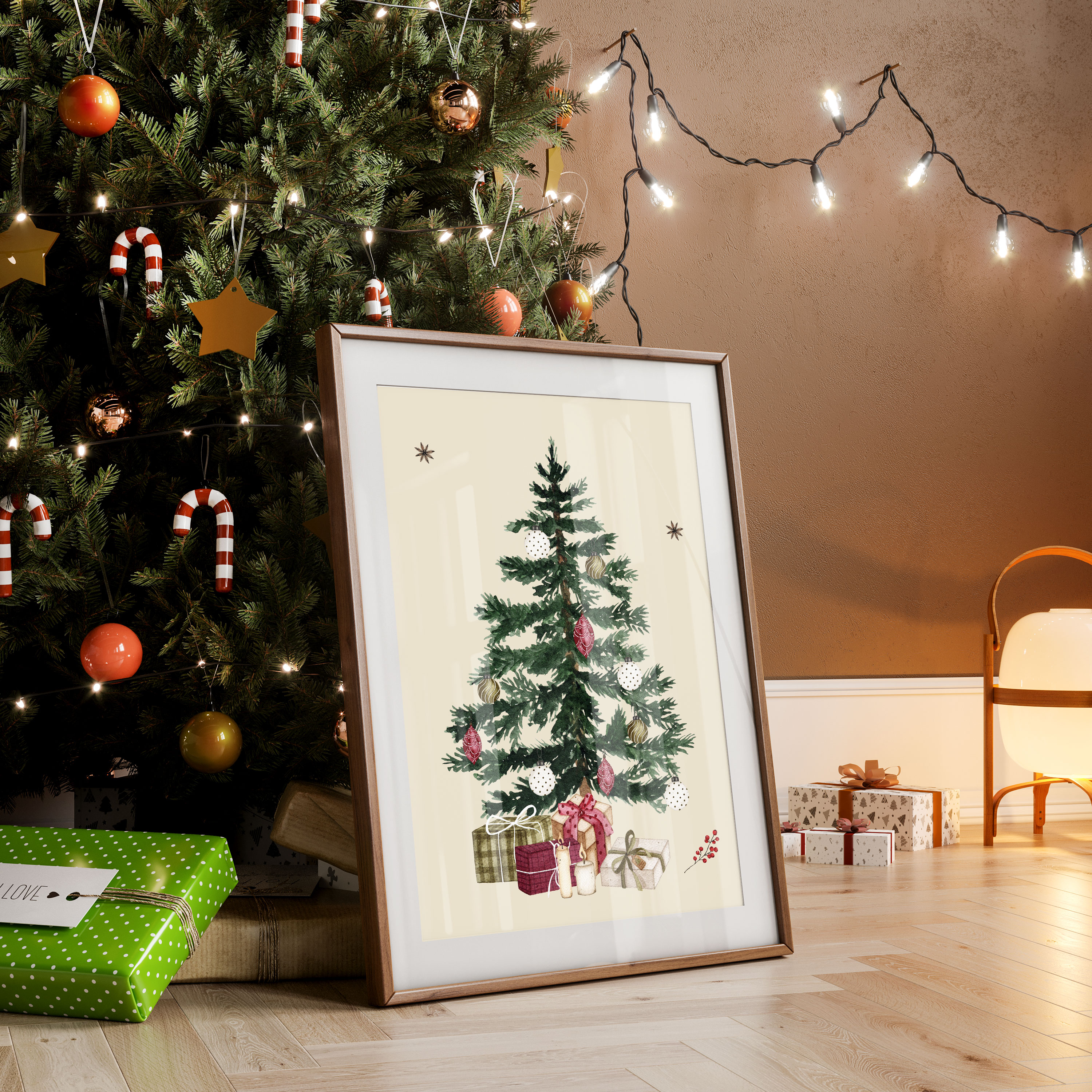 準備も片付けも手軽なクリスマス