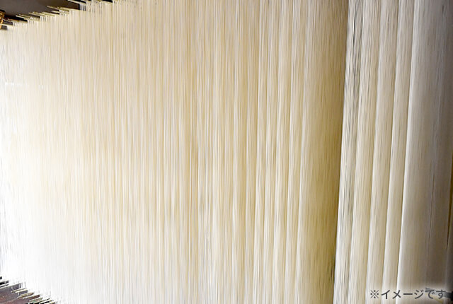 素麺造りのワンシーン