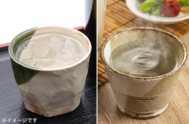焼酎ロック／焼酎お湯割り