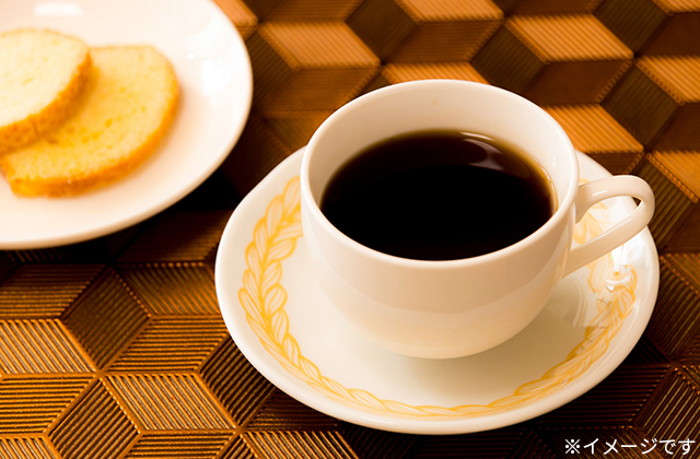 コーヒーとラスク
