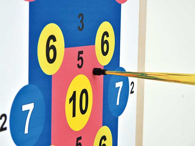 マグネット吹き矢