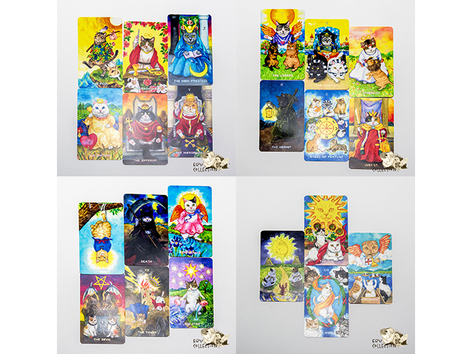 かわいいのに本格的なオリジナルタロット「にゃんこタロット」