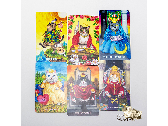 かわいいのに本格的なオリジナルタロット「にゃんこタロット」