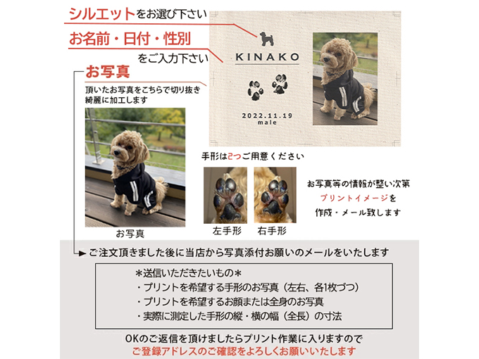 世界にひとつだけの「愛犬メモリアルキャンバス」