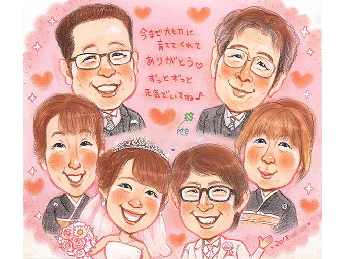 似顔絵作家 さね太
