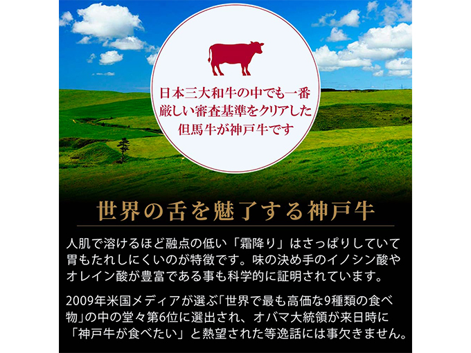 世界の舌を魅了する神戸牛