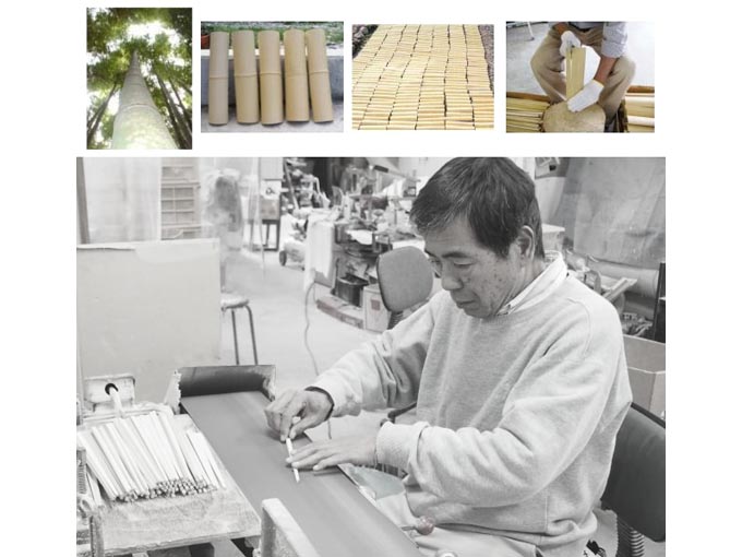 箸を作る職人