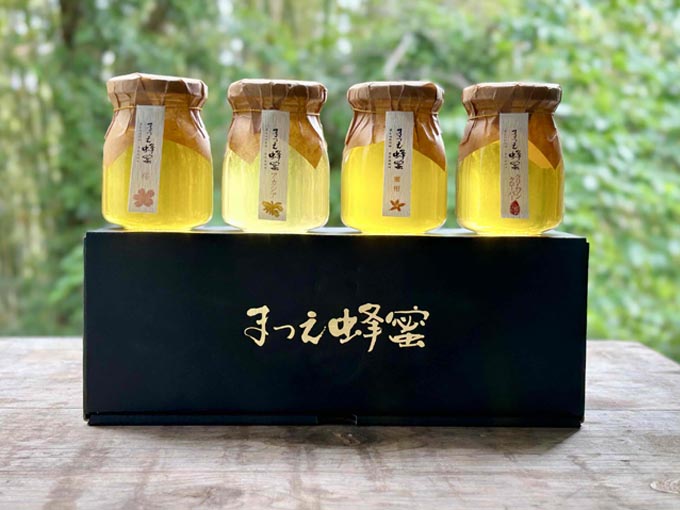 天然生ハチミツ　まつえハチミツ4本セット