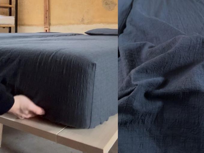 あわいベッドシーツ  全4色