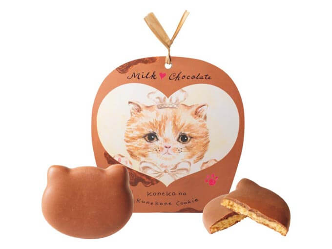女友達へのちょっとしたプレゼントにおすすめの猫のパッケージのクッキー