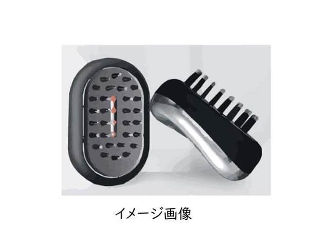 頭皮とフェイスとボディのケアができるブラシ型の美容機器