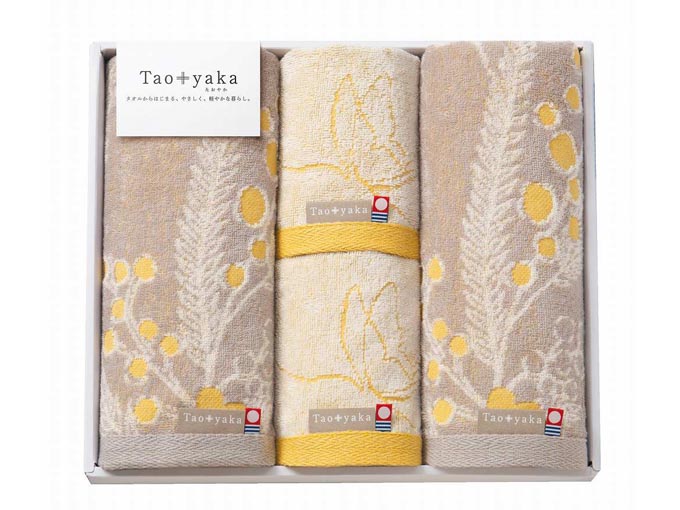 ミモザ フェイス・ウォッシュタオルセット