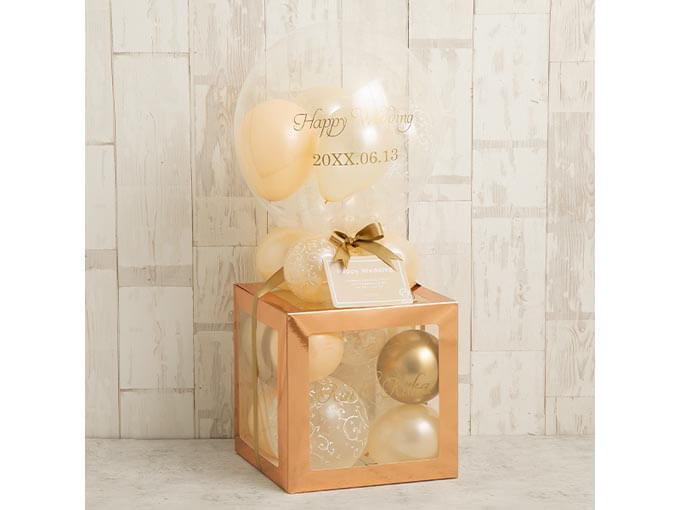 大人可愛いを叶えるフィリグリーバルーンキューブボックス