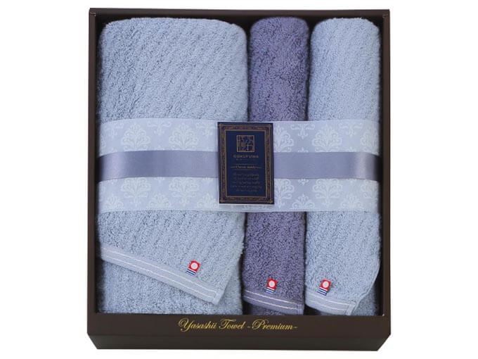 やさしいたおる　ロングバス・フェイスタオルセット