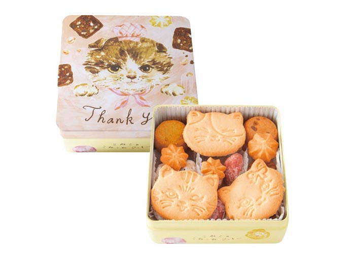 こねこのこねこねクッキー缶