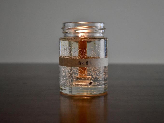 焚き火のような音が聞こえる 癒しのアロマキャンドル