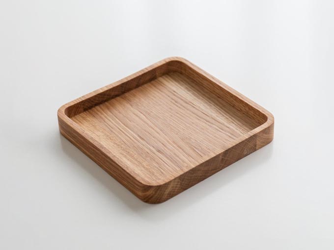 オーク材サービングトレイ