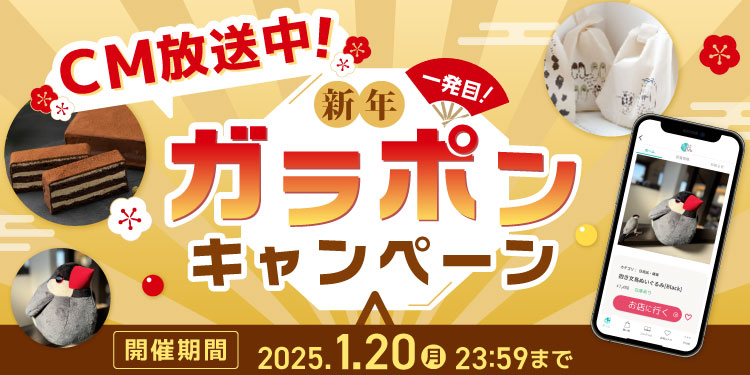 あるる新年一発目ガラポンキャンペーン