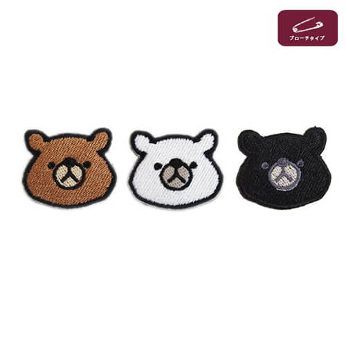 いつものコーデにアクセント！かわいい刺繍ブローチ