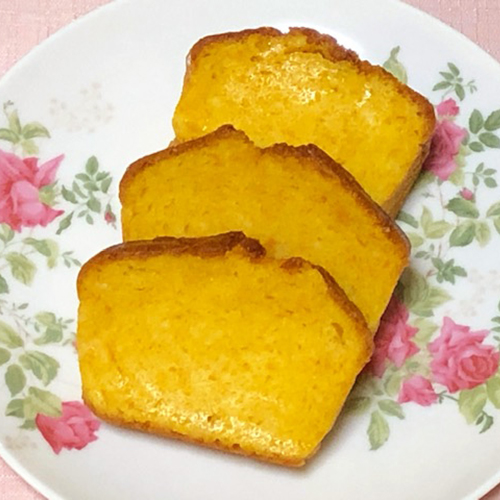 優しい甘さに癒される！かぼちゃのパウンドケーキ