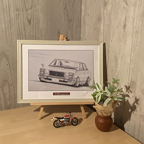 インテリアやプレゼントにオススメ！素敵な名車の鉛筆画