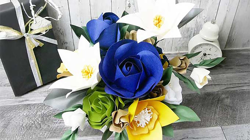 1枚の紙が美しい花になる「オーダーメイドフラワー」