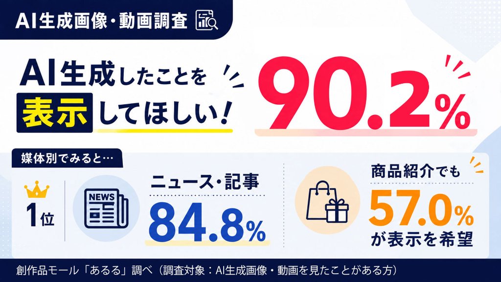 AI生成画像・動画に関するアンケート調査