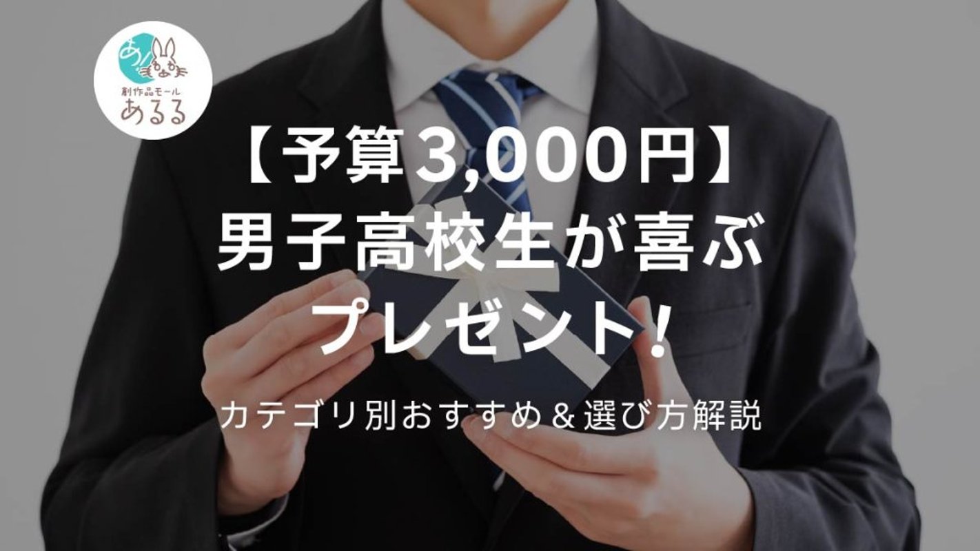 【予算3000円】男子高校生が喜ぶプレゼント！カテゴリ別おすすめ＆選び方解説の画像