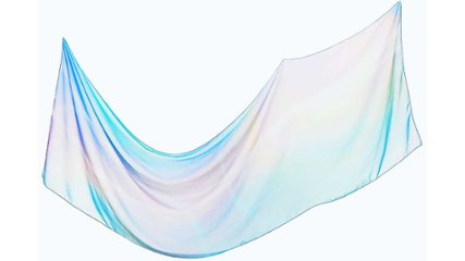 UV加工された透明感のある羽衣スカーフ　インテリアとしても人気ですの画像