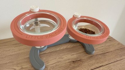 どんな子でもいつまでも食べやすい。ペットに最大限配慮したフードボウル“ダブルミーヤ”の画像
