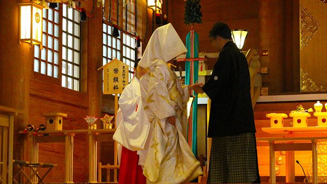 神前結婚式の日
