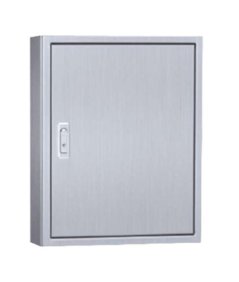 STB16-68N ステンレス盤用キャビネット（木製基板付）塗装なし フカサ160mm 日東工業の画像