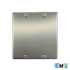 WN7592 新金属カバープレート 2連 取付枠付 Panasonicの画像