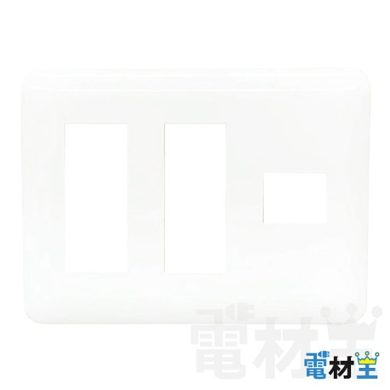 WTF7007W コンセントプレート 7コ用 ホワイト Panasonic画像