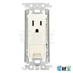 WTF11313WK 埋込アースターミナル付接地コンセント 金属枠付 ホワイト Panasonicの画像