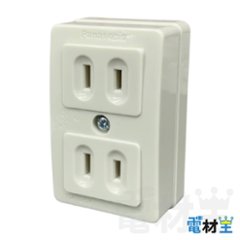 WK1021W ダブルコンセント Panasonicの画像
