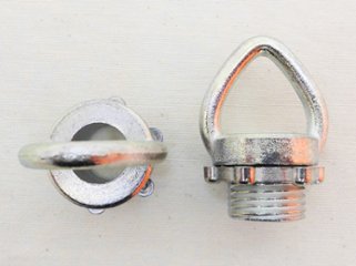 オンカン4分  蛍光灯用 三価メッキ　【ミズノ金属】の画像