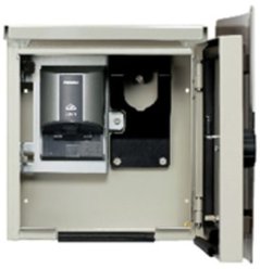 EVR-1RH 電気自動車 EV PHEV 用コンセント収納キャビネット コンセント付 200V用 小型平面ハンドル 日東工業画像