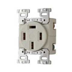 WF1430WK・接地3P30A埋込コンセント（ミルキーホワイト）　【Panasonic】の画像
