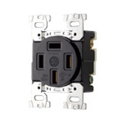 WF1430BK・接地3P30A埋込コンセント（ブラック）　【Panasonic】の画像